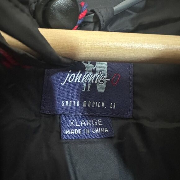 Johnnie-O x NCIS LOS ANGELES Quilted Puffer Vest Full Zip Down Black Mens XL NWT - Picture 4 of 8